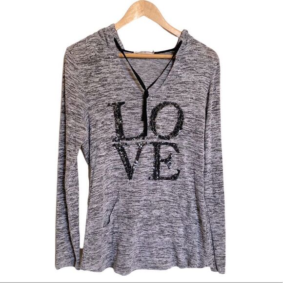 LOVE HOODIE by CHANCE OR FATE Size Large - Picture 1 of 3